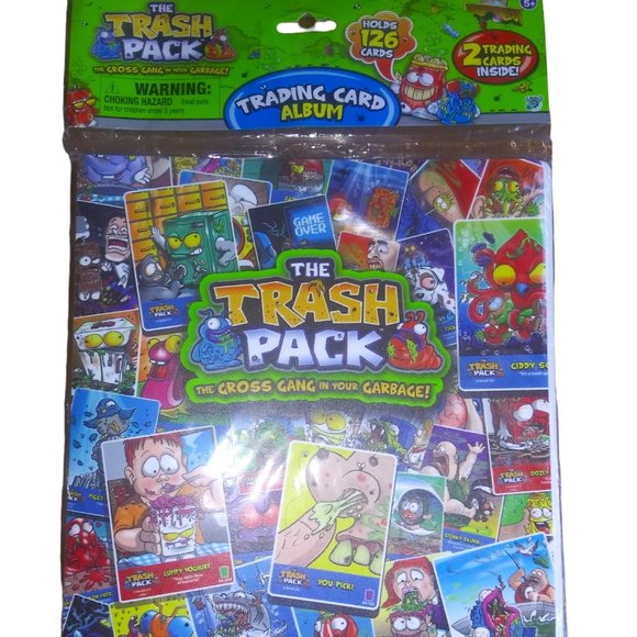 The Trash Pack Trading Card Album The Gross Gang 126 Card Holder Album New - Picture 1 of 5